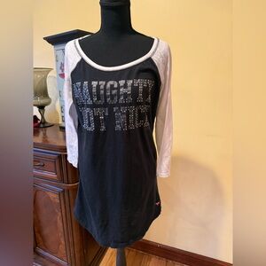 Only Black and Pink Graphic Tee